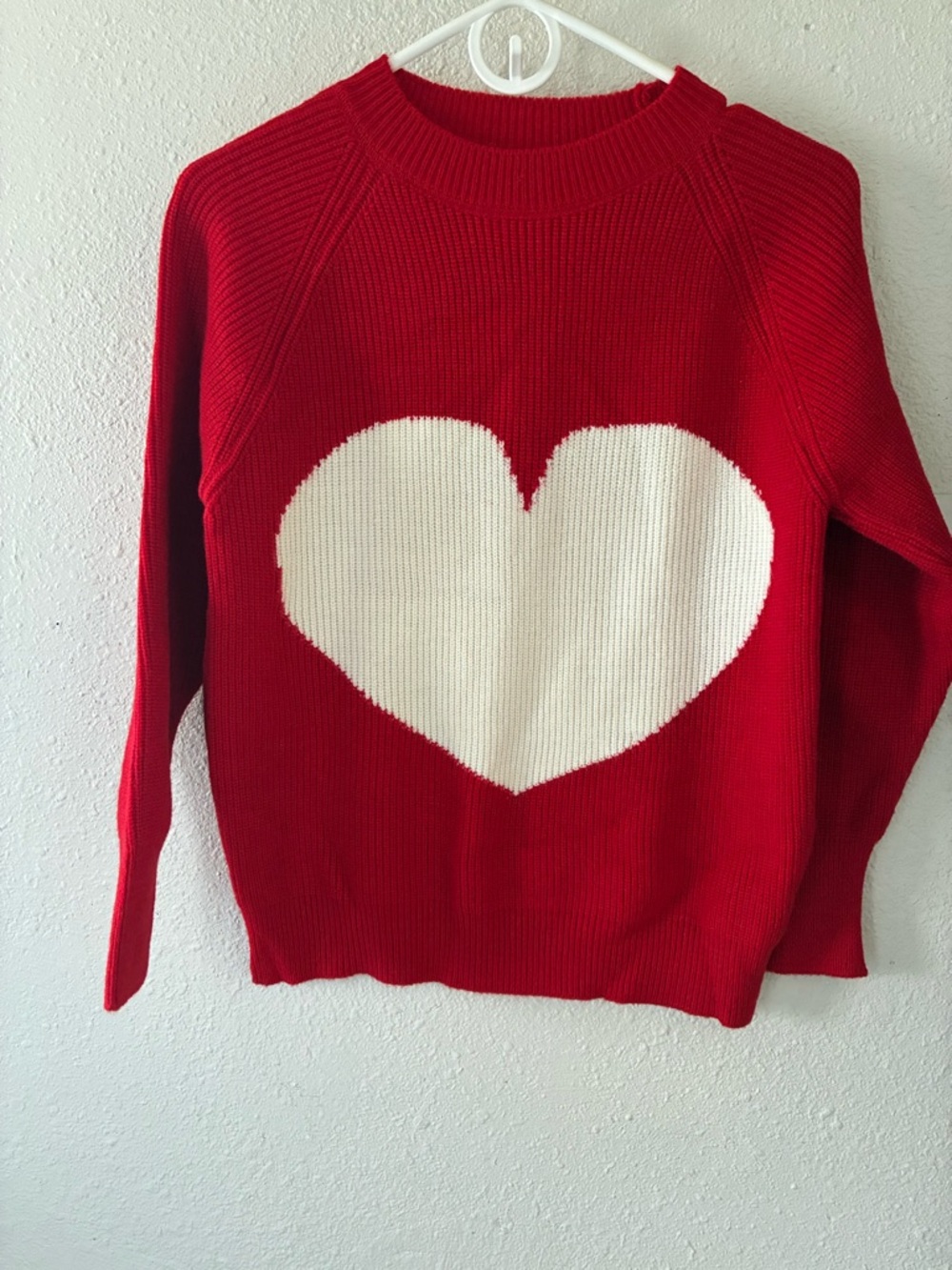 Chicwish Large Heart Sweater